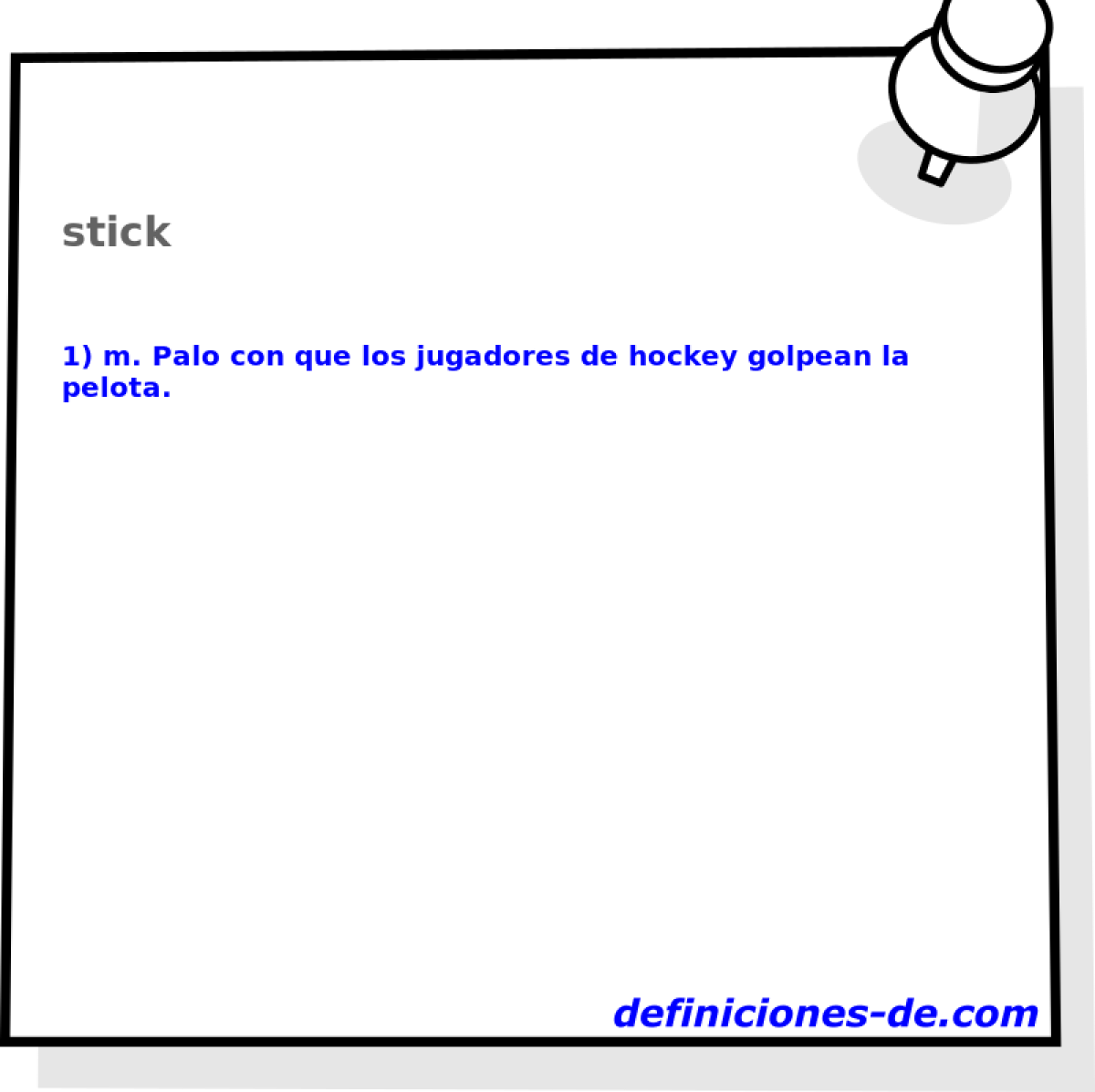 stick 