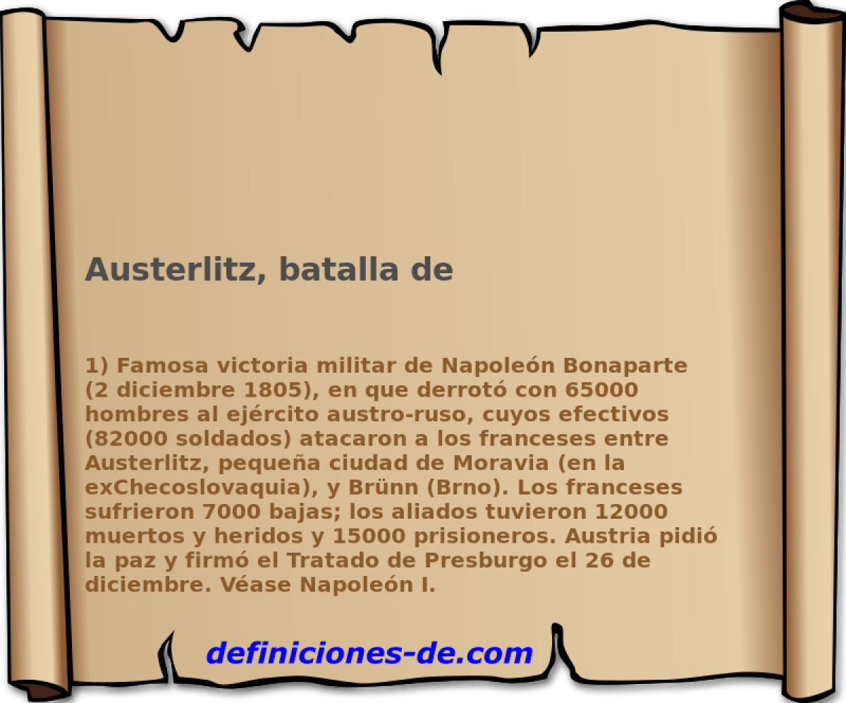 Austerlitz, batalla de 