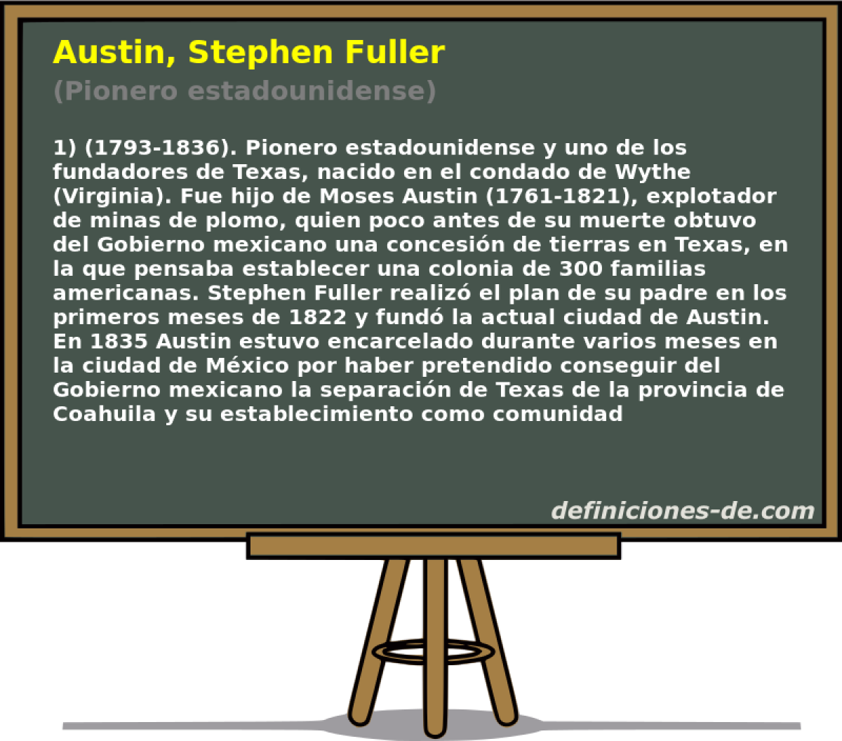 Austin, Stephen Fuller (Pionero estadounidense)