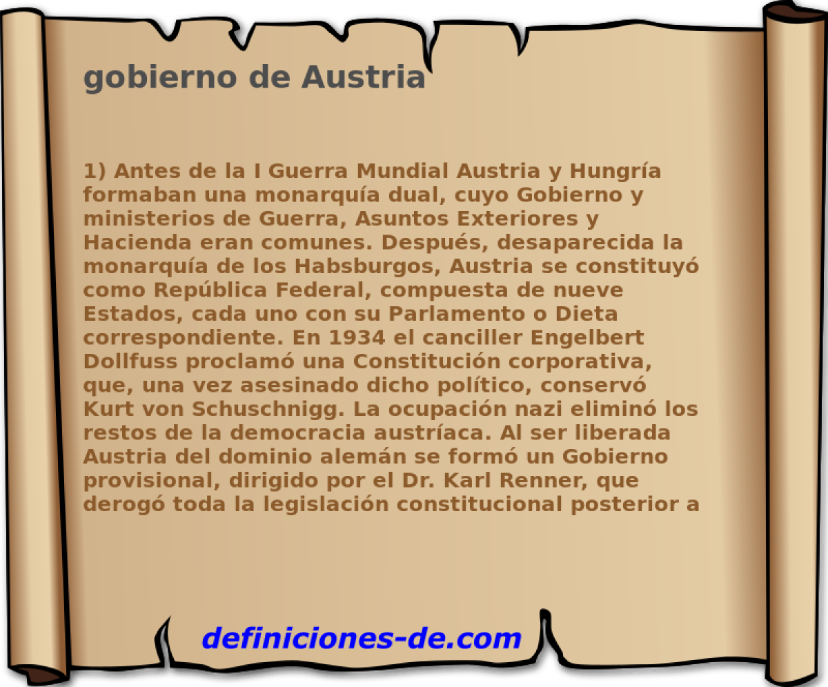 gobierno de Austria 