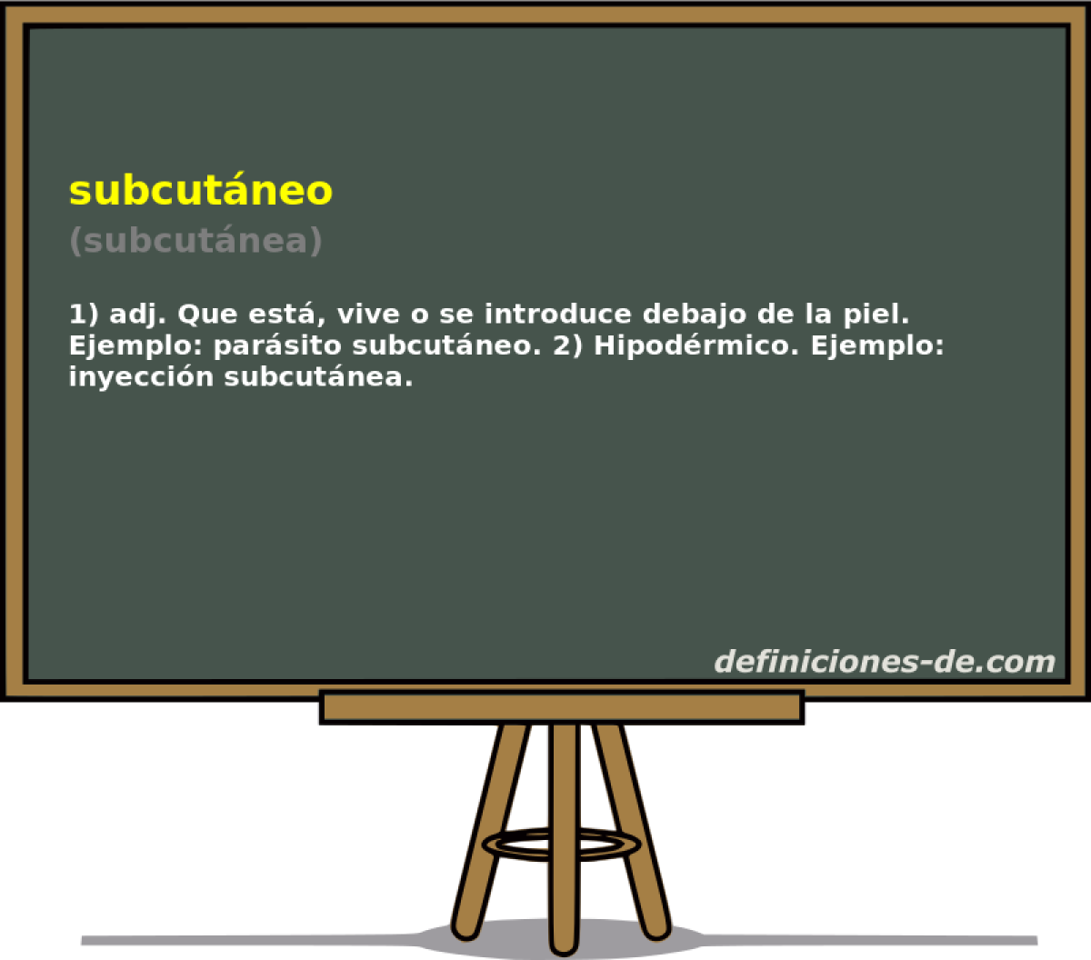 subcutneo (subcutnea)