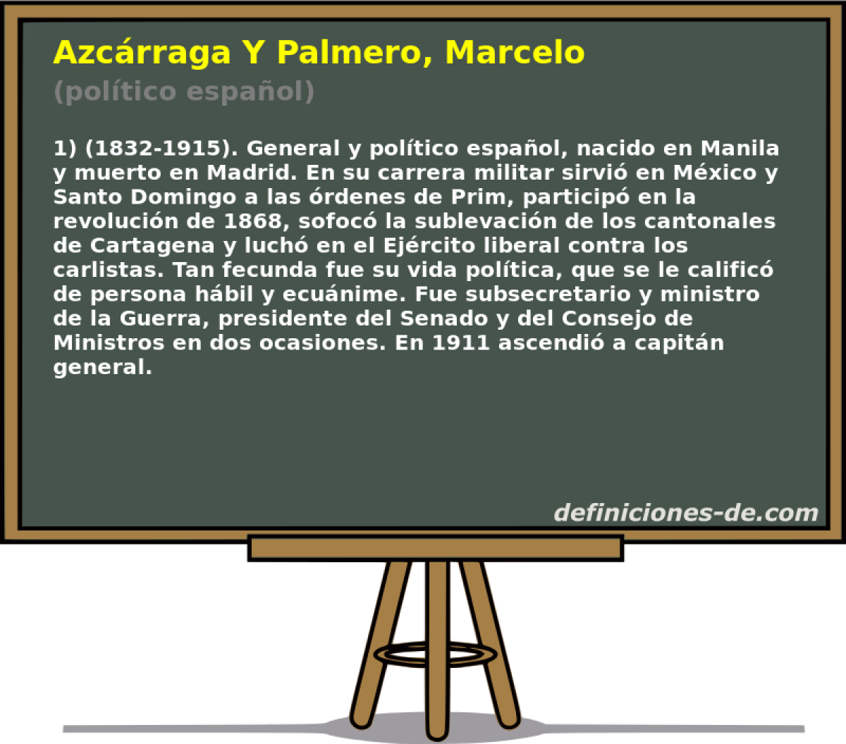 Azcrraga Y Palmero, Marcelo (poltico espaol)