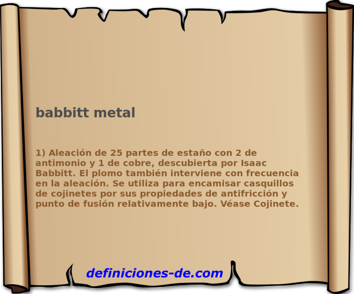 babbitt metal 