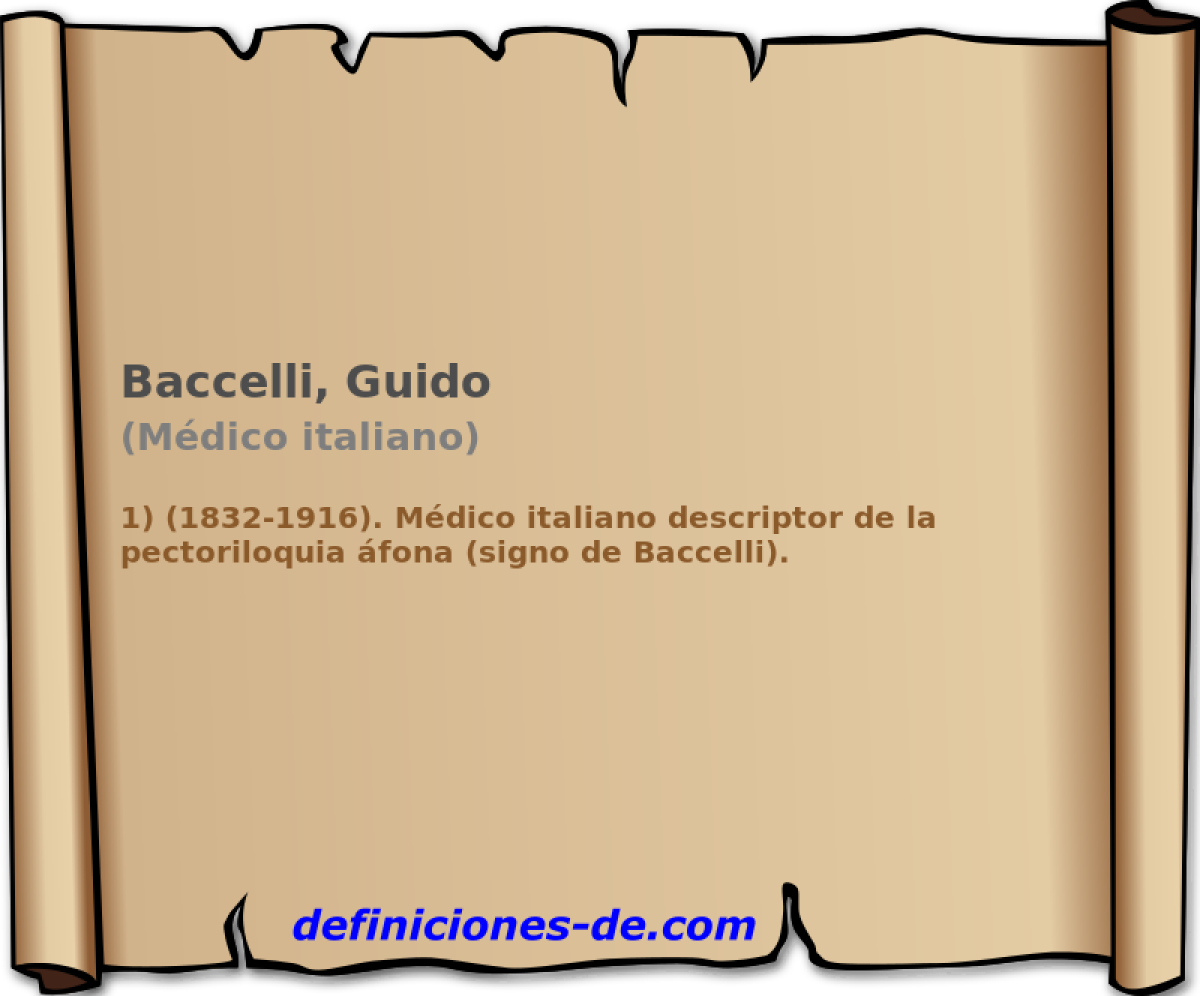 Baccelli, Guido (Mdico italiano)