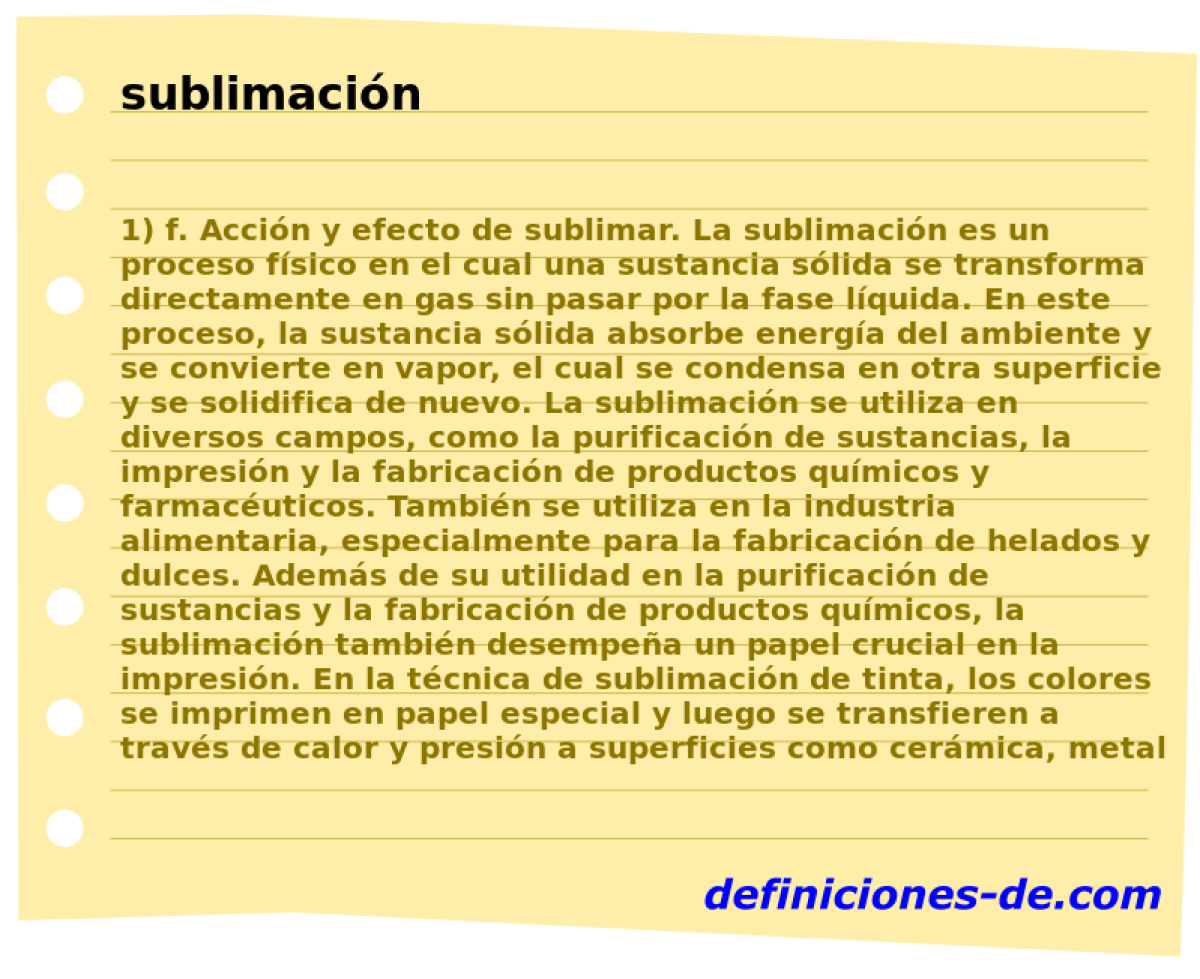 sublimacin 