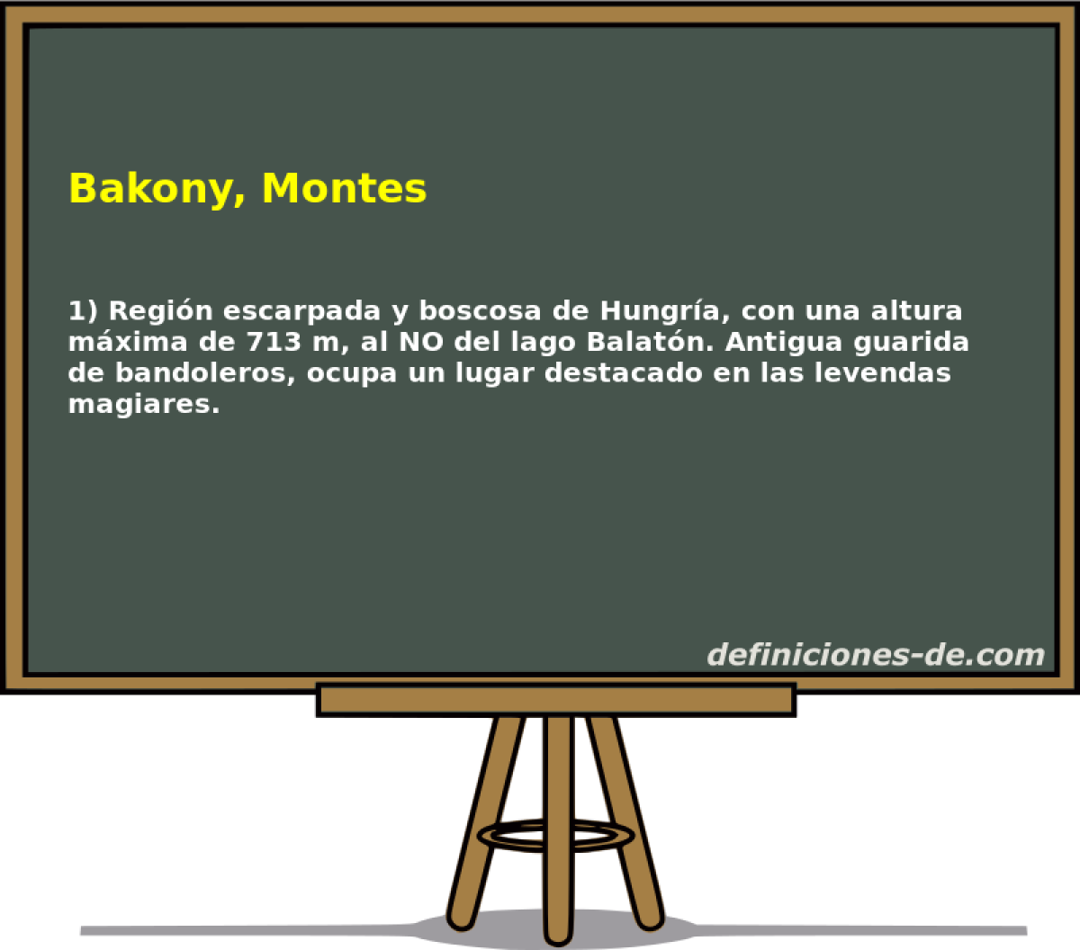 Bakony, Montes 