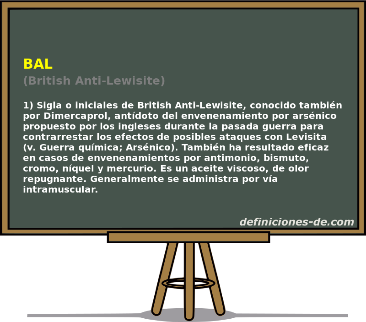 BAL (British Anti-Lewisite)