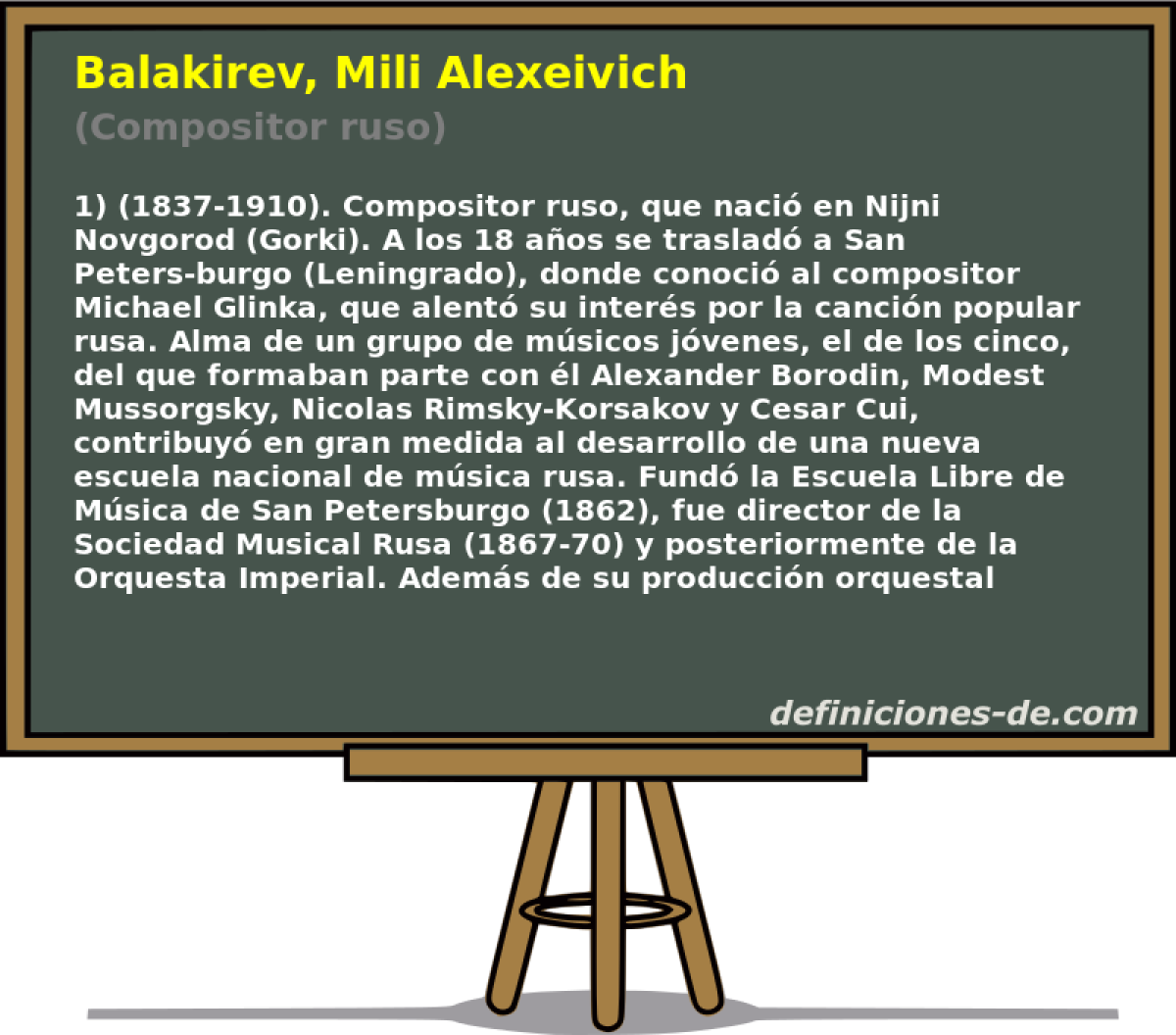 Balakirev, Mili Alexeivich (Compositor ruso)