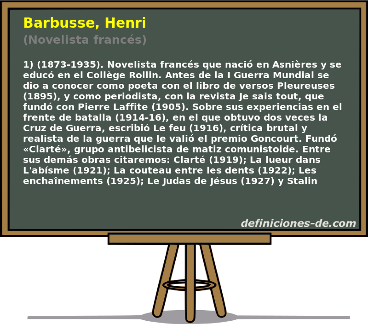 Barbusse, Henri (Novelista francs)