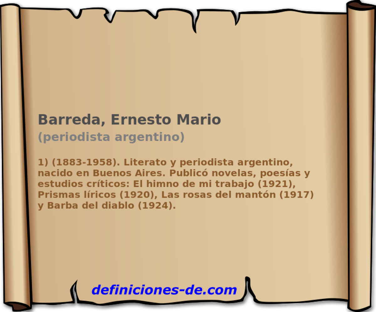 Barreda, Ernesto Mario (periodista argentino)