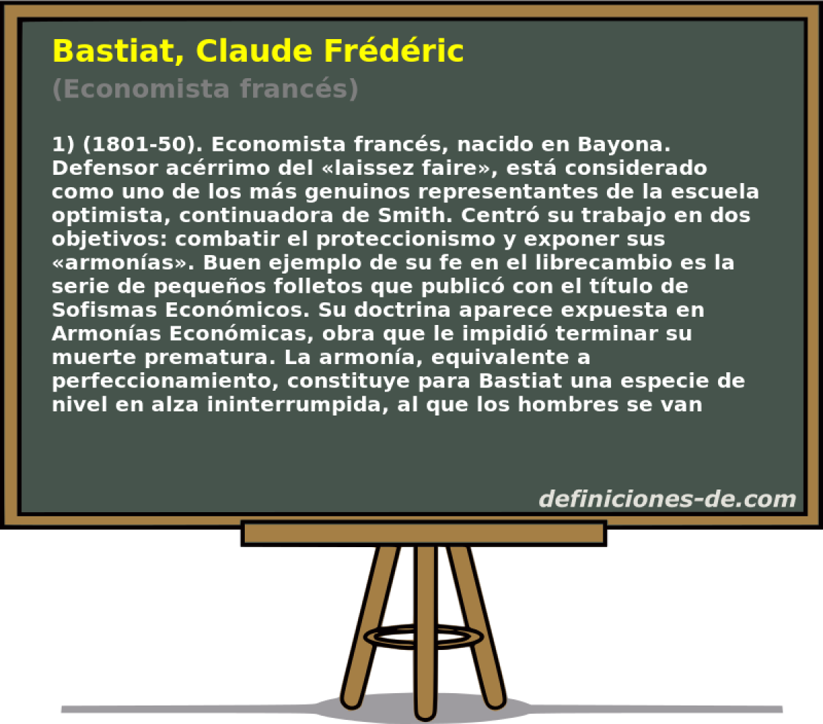 Bastiat, Claude Frdric (Economista francs)