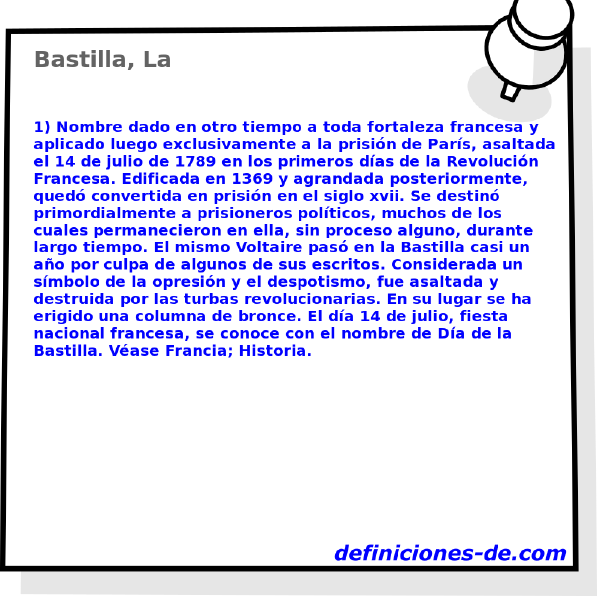 Bastilla, La 