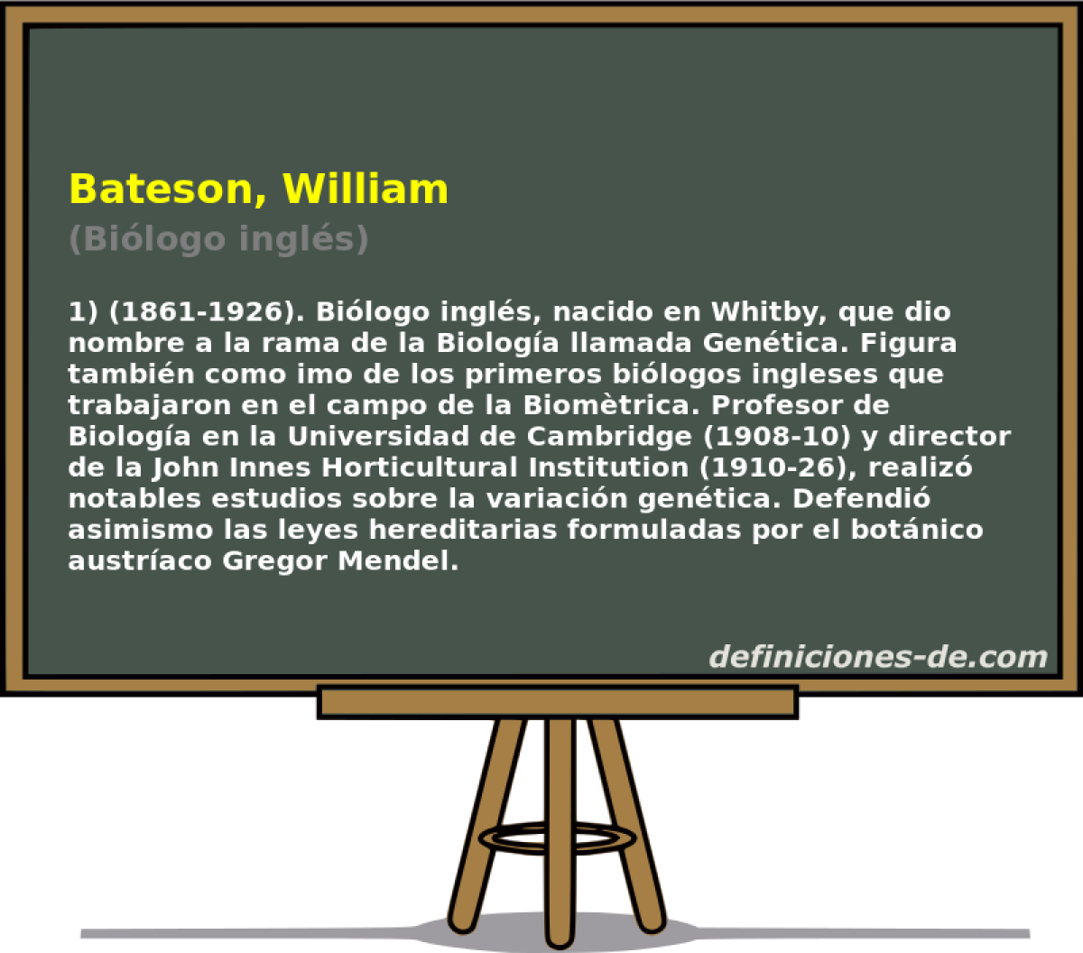 Bateson, William (Bilogo ingls)