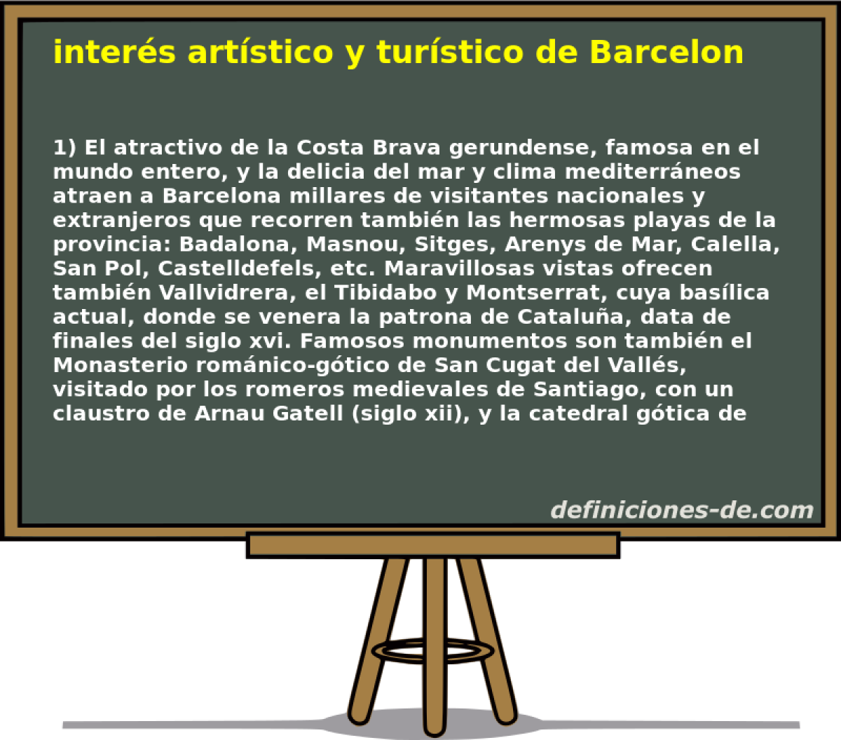 inters artstico y turstico de Barcelona (provincia) 