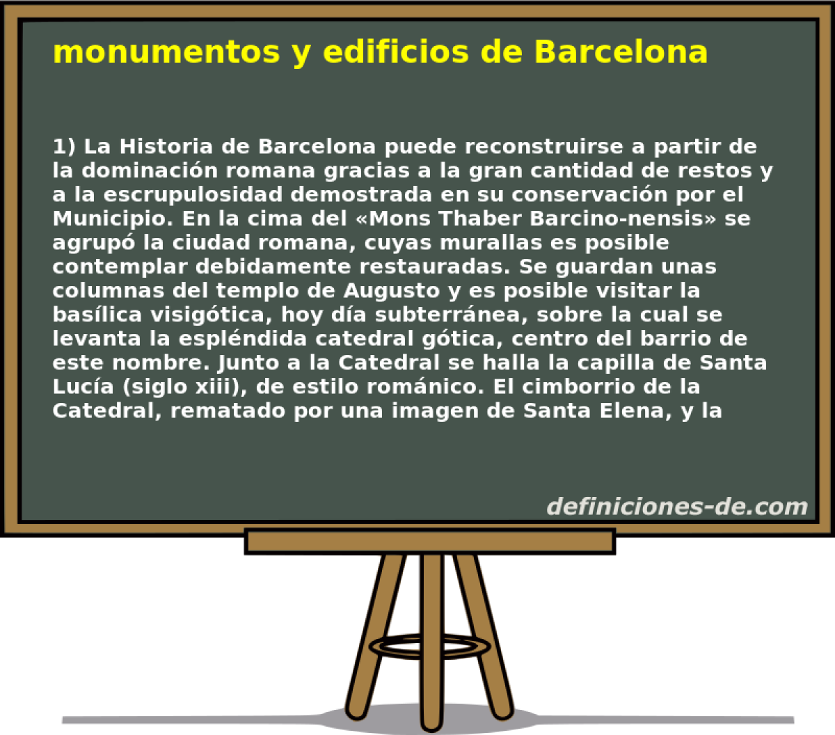 monumentos y edificios de Barcelona 