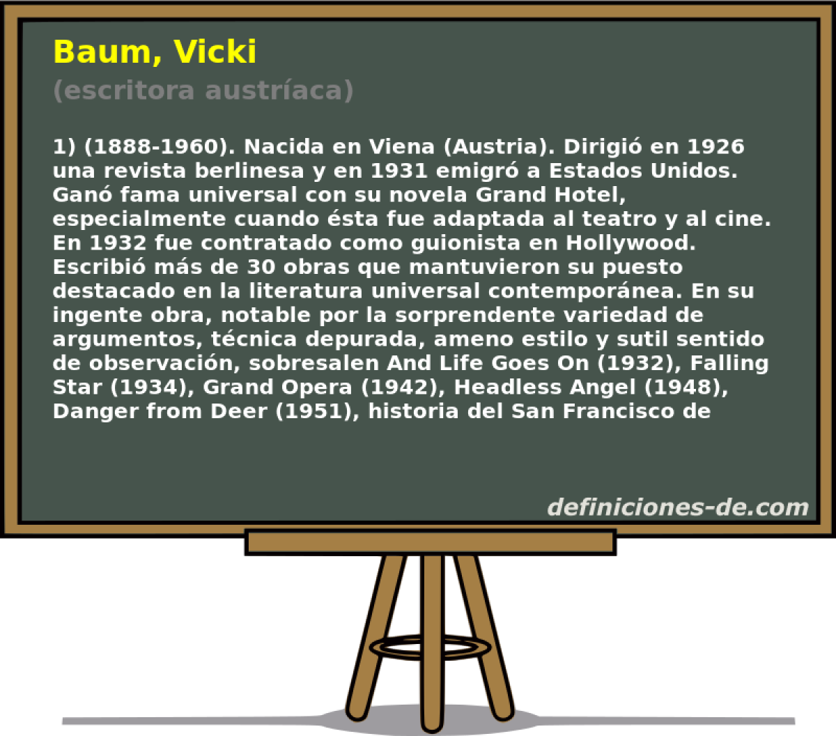 Baum, Vicki (escritora austraca)