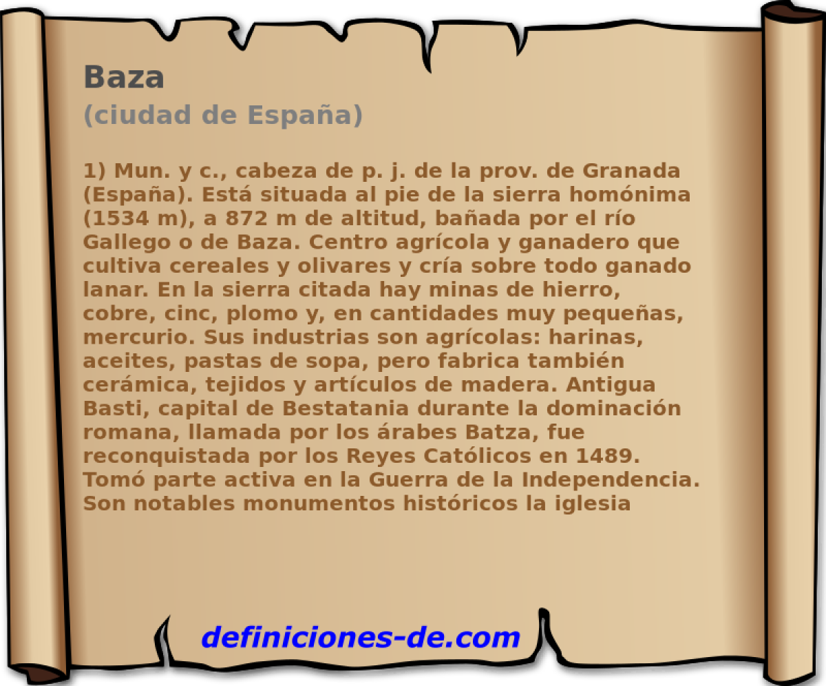 Baza (ciudad de Espaa)