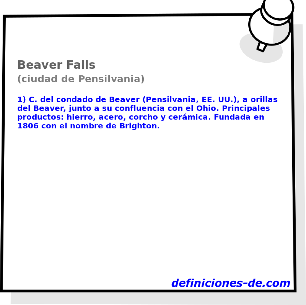 Beaver Falls (ciudad de Pensilvania)