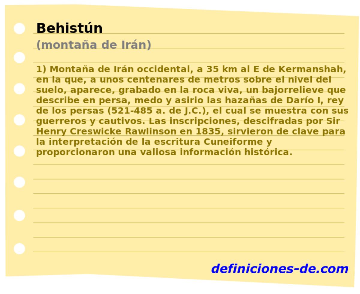 Behistn (montaa de Irn)