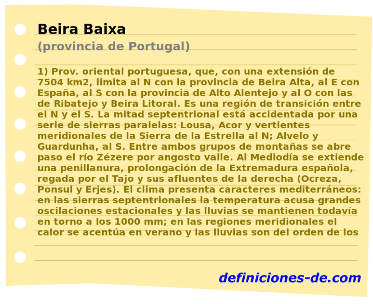 Beira Baixa (provincia de Portugal)