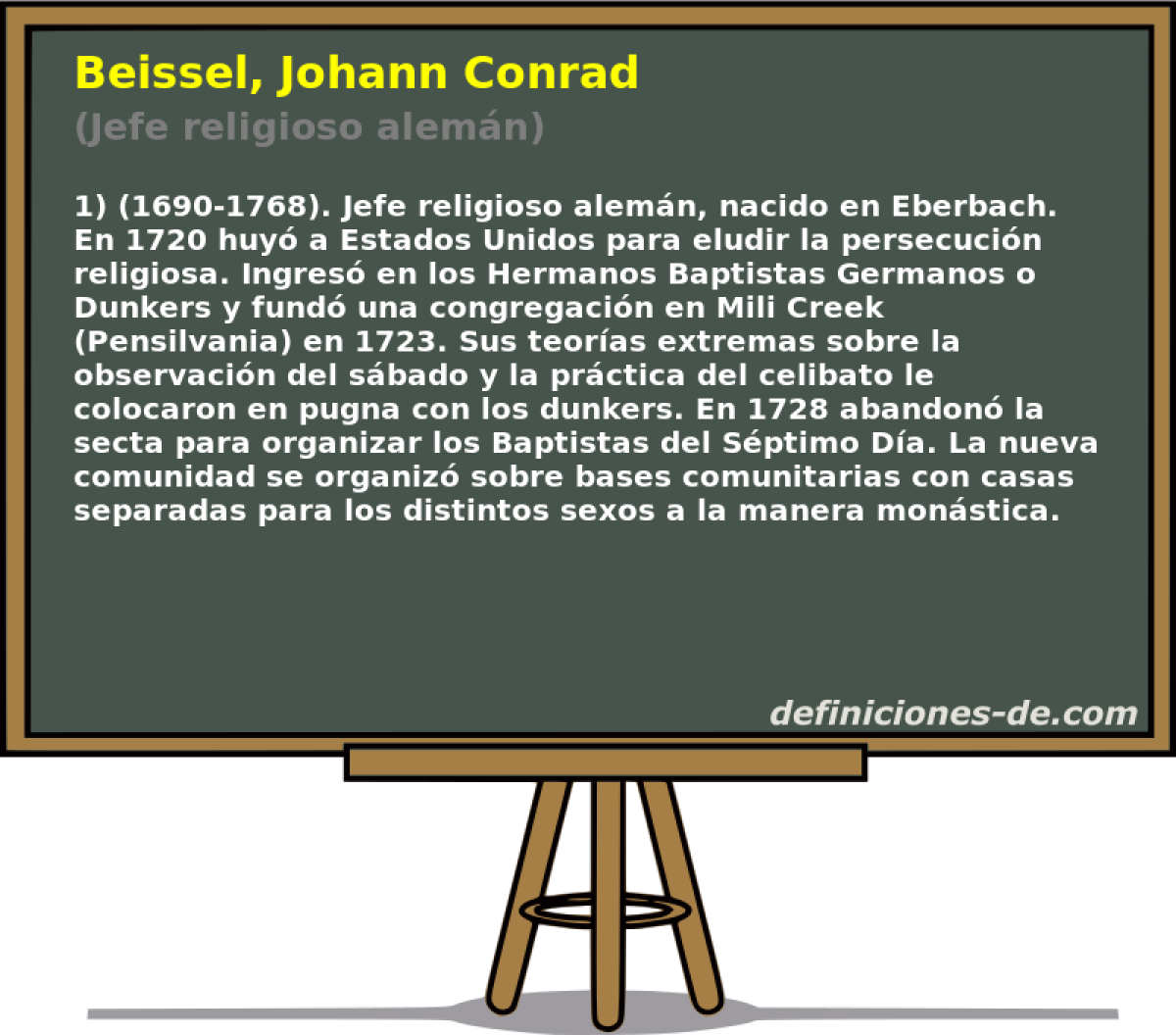 Beissel, Johann Conrad (Jefe religioso alemn)