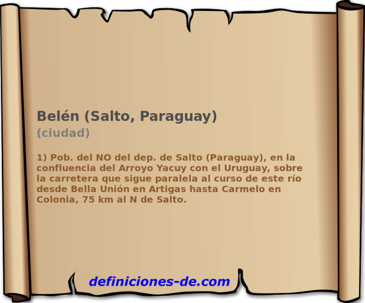 Beln (Salto, Paraguay) (ciudad)