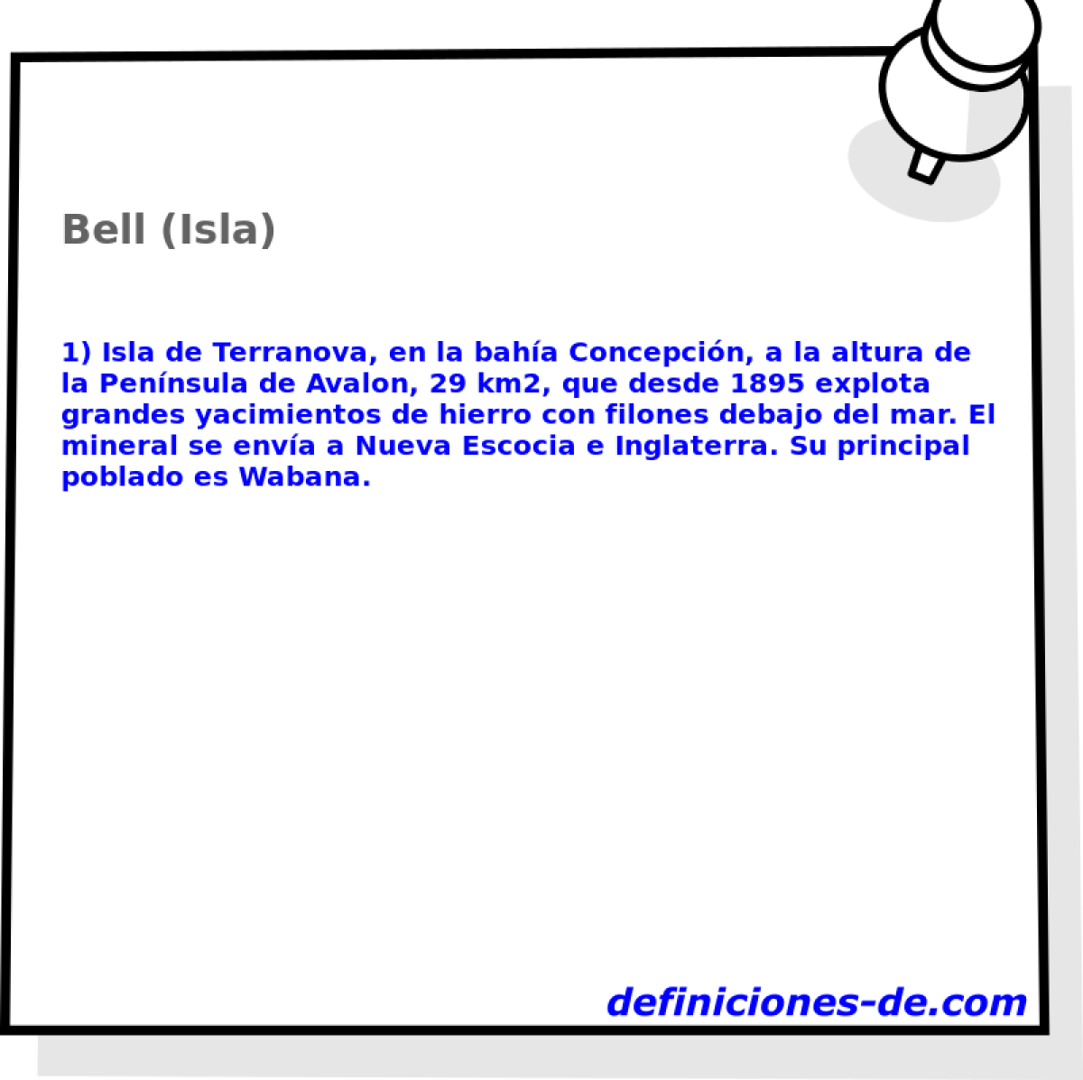 Bell (Isla) 