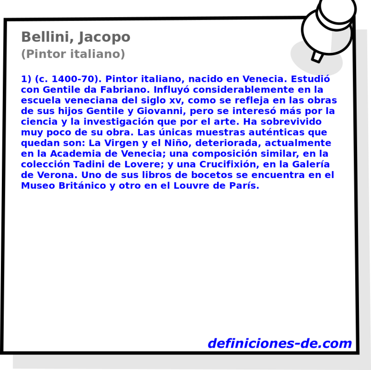 Bellini, Jacopo (Pintor italiano)
