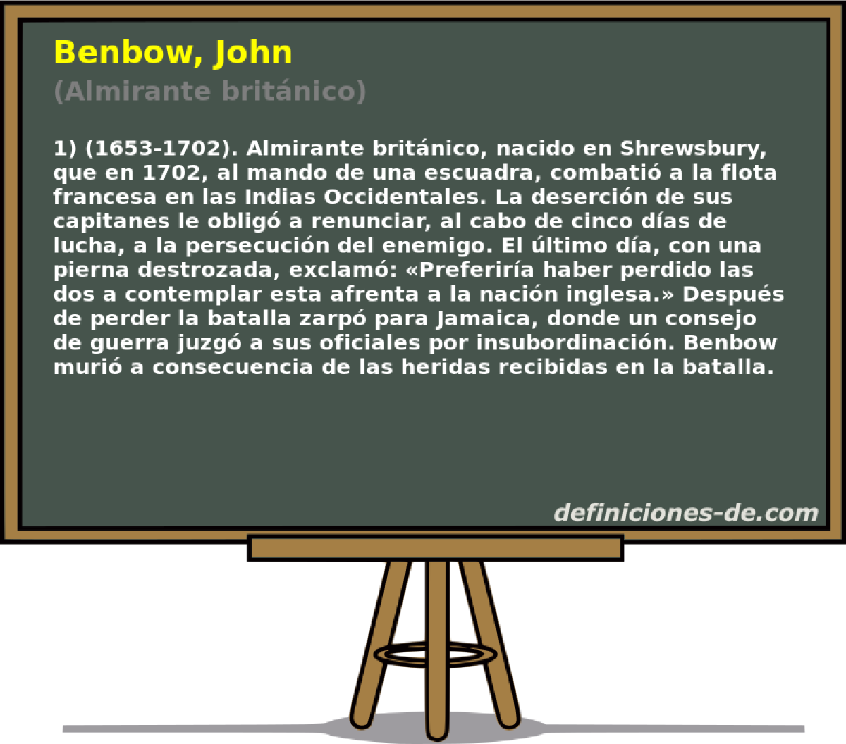 Benbow, John (Almirante britnico)