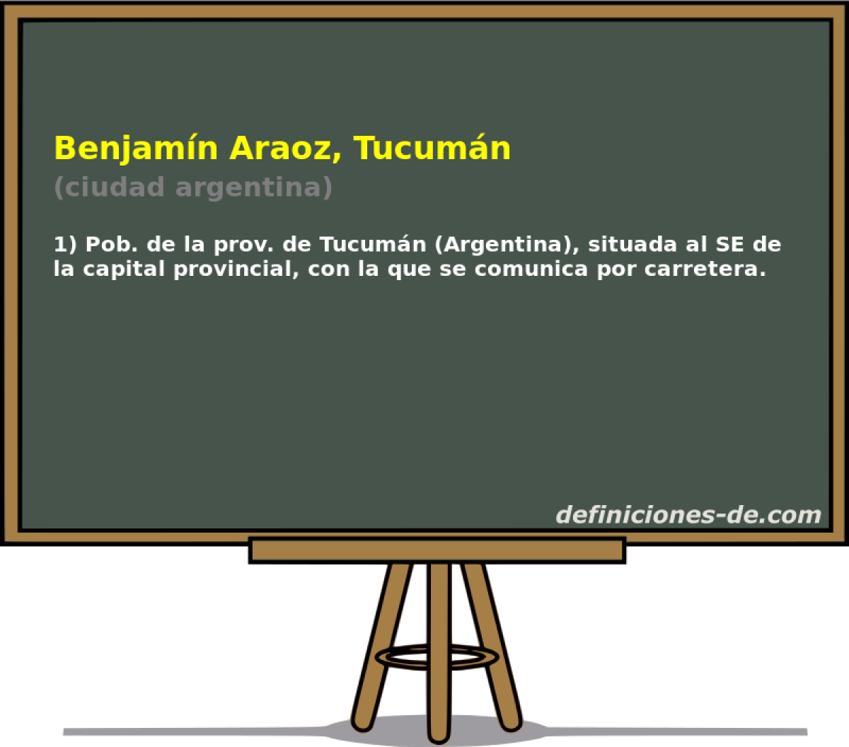 Benjamn Araoz, Tucumn (ciudad argentina)