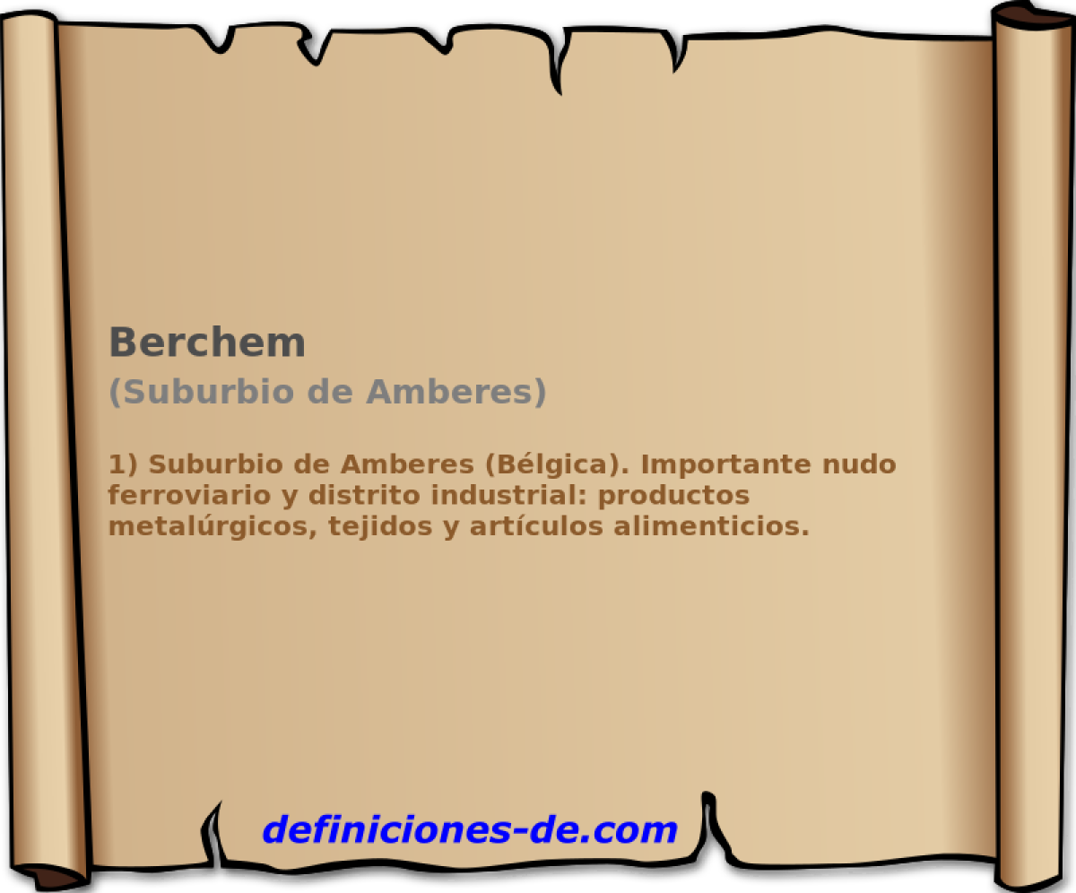 Berchem (Suburbio de Amberes)