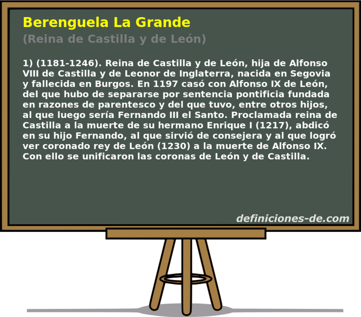 Berenguela La Grande (Reina de Castilla y de Len)