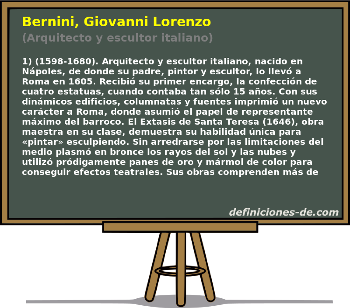 Bernini, Giovanni Lorenzo (Arquitecto y escultor italiano)