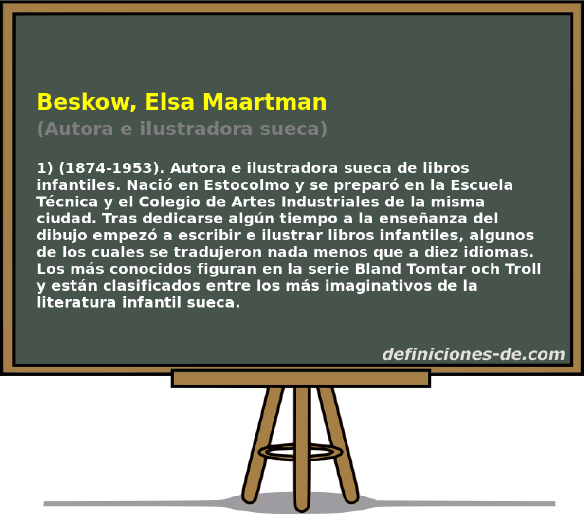 Beskow, Elsa Maartman (Autora e ilustradora sueca)
