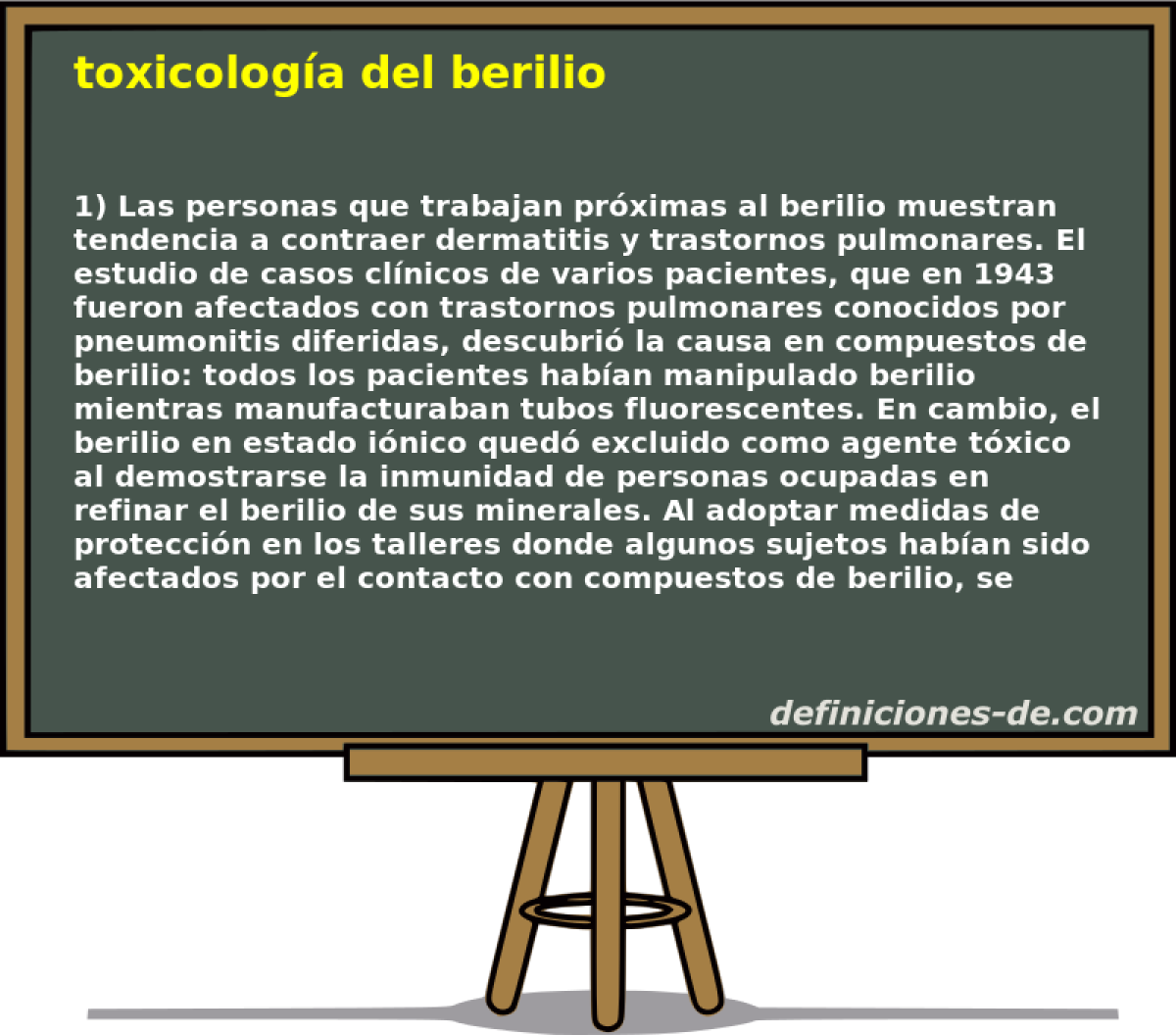 toxicologa del berilio 