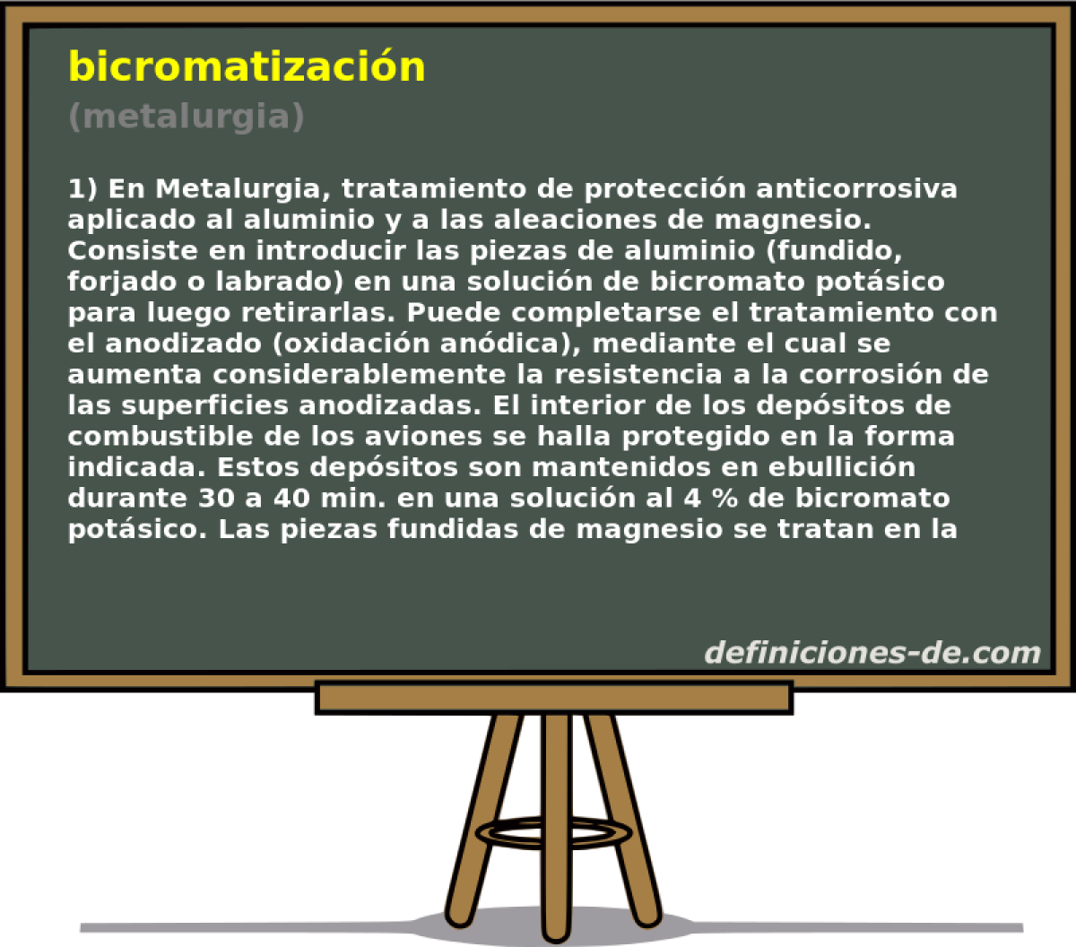 bicromatizacin (metalurgia)