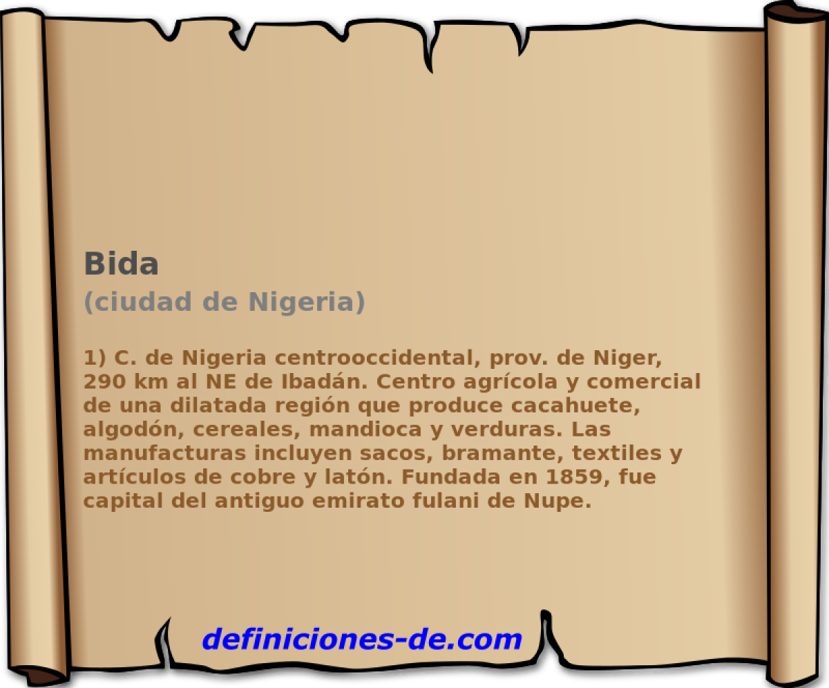 Bida (ciudad de Nigeria)