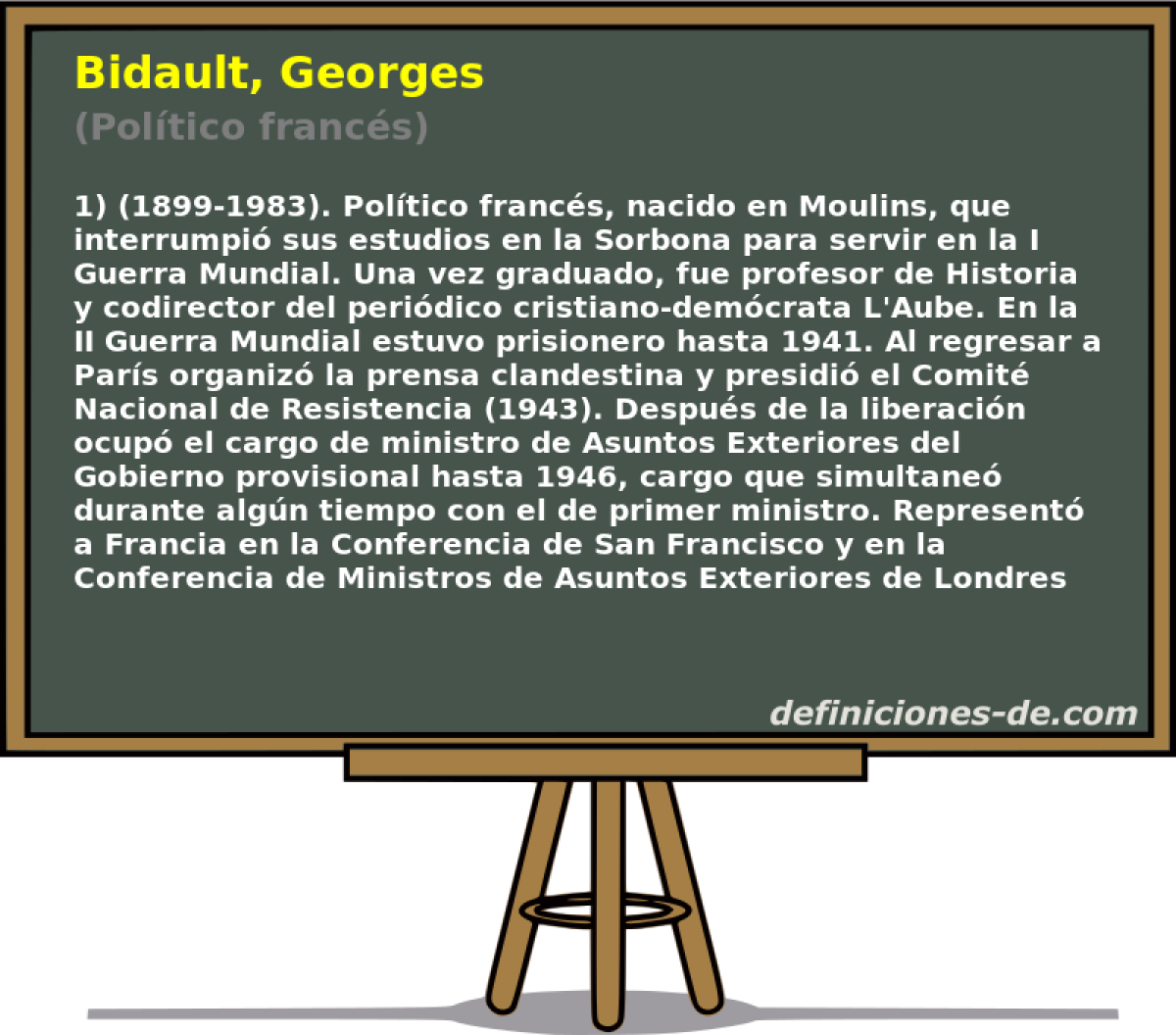Bidault, Georges (Poltico francs)