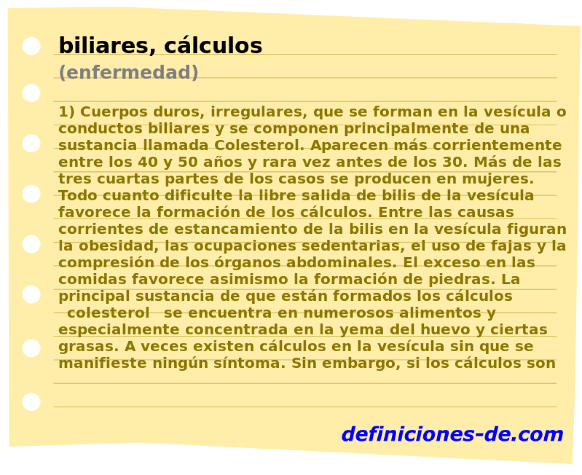 biliares, clculos (enfermedad)