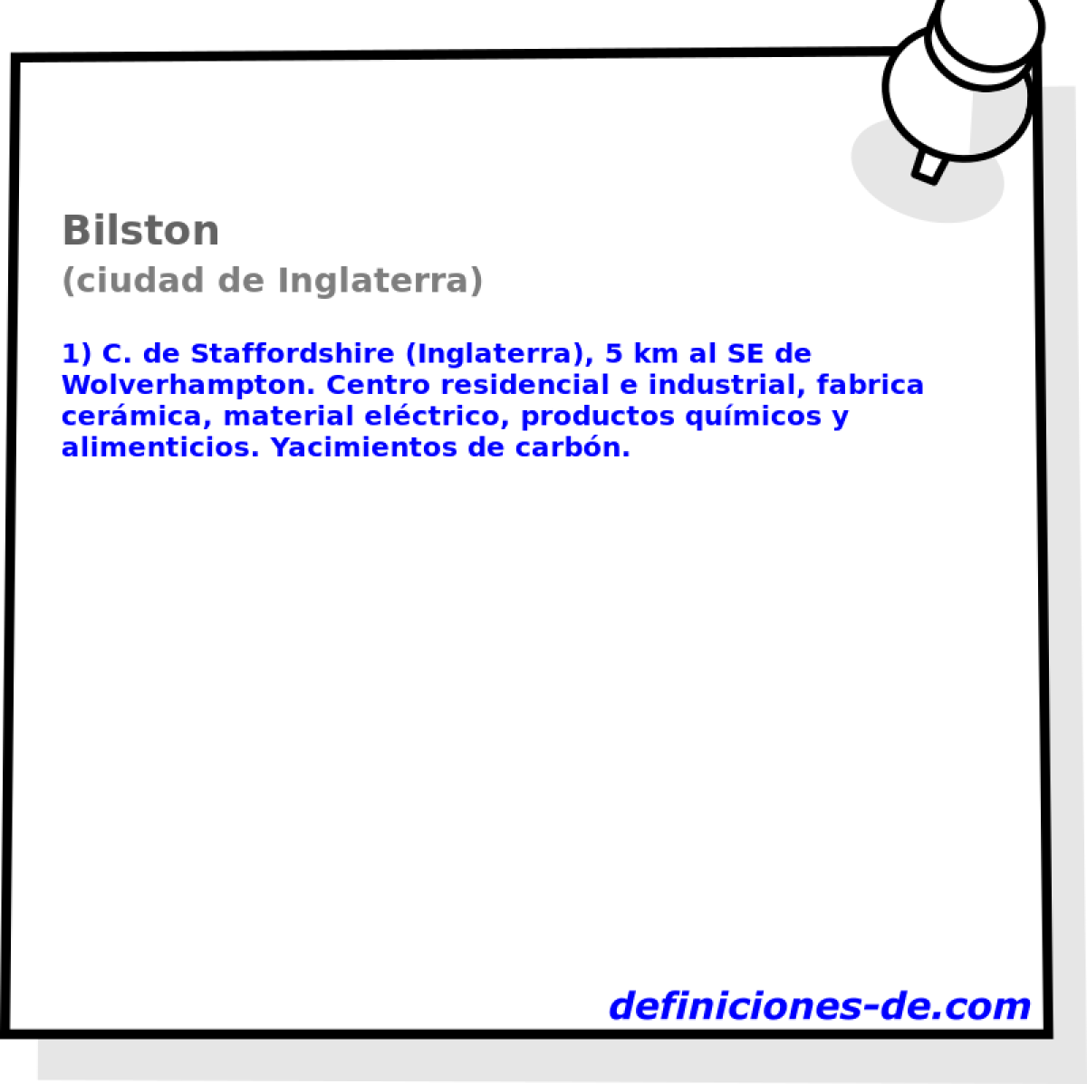 Bilston (ciudad de Inglaterra)