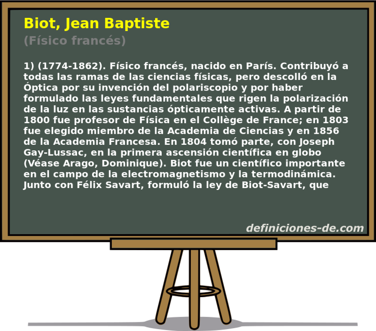 Biot, Jean Baptiste (Fsico francs)