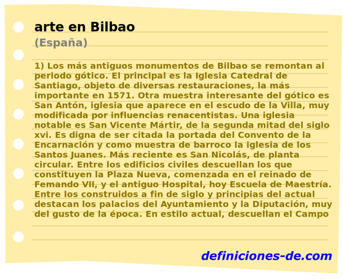 arte en Bilbao (Espaa)
