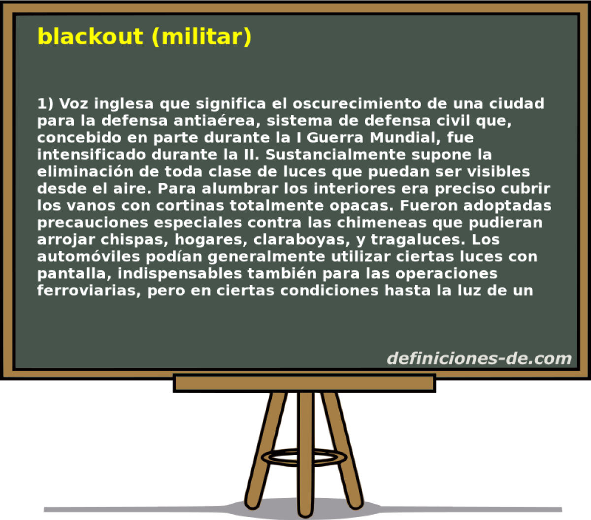 blackout (militar) 