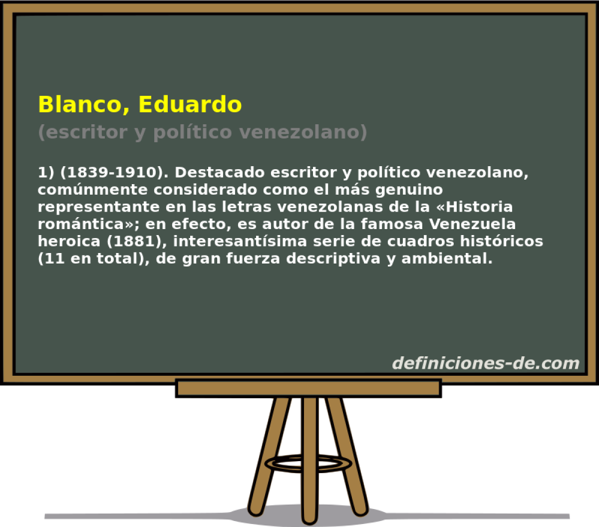 Blanco, Eduardo (escritor y poltico venezolano)