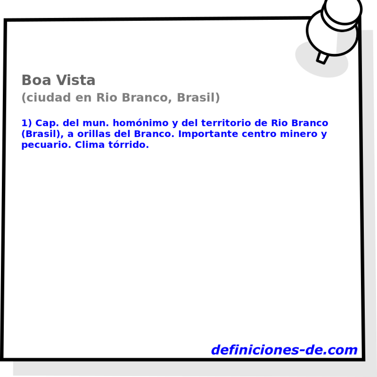 Boa Vista (ciudad en Rio Branco, Brasil)