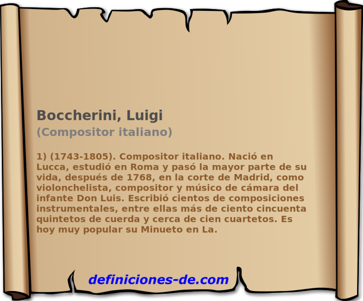 Boccherini, Luigi (Compositor italiano)