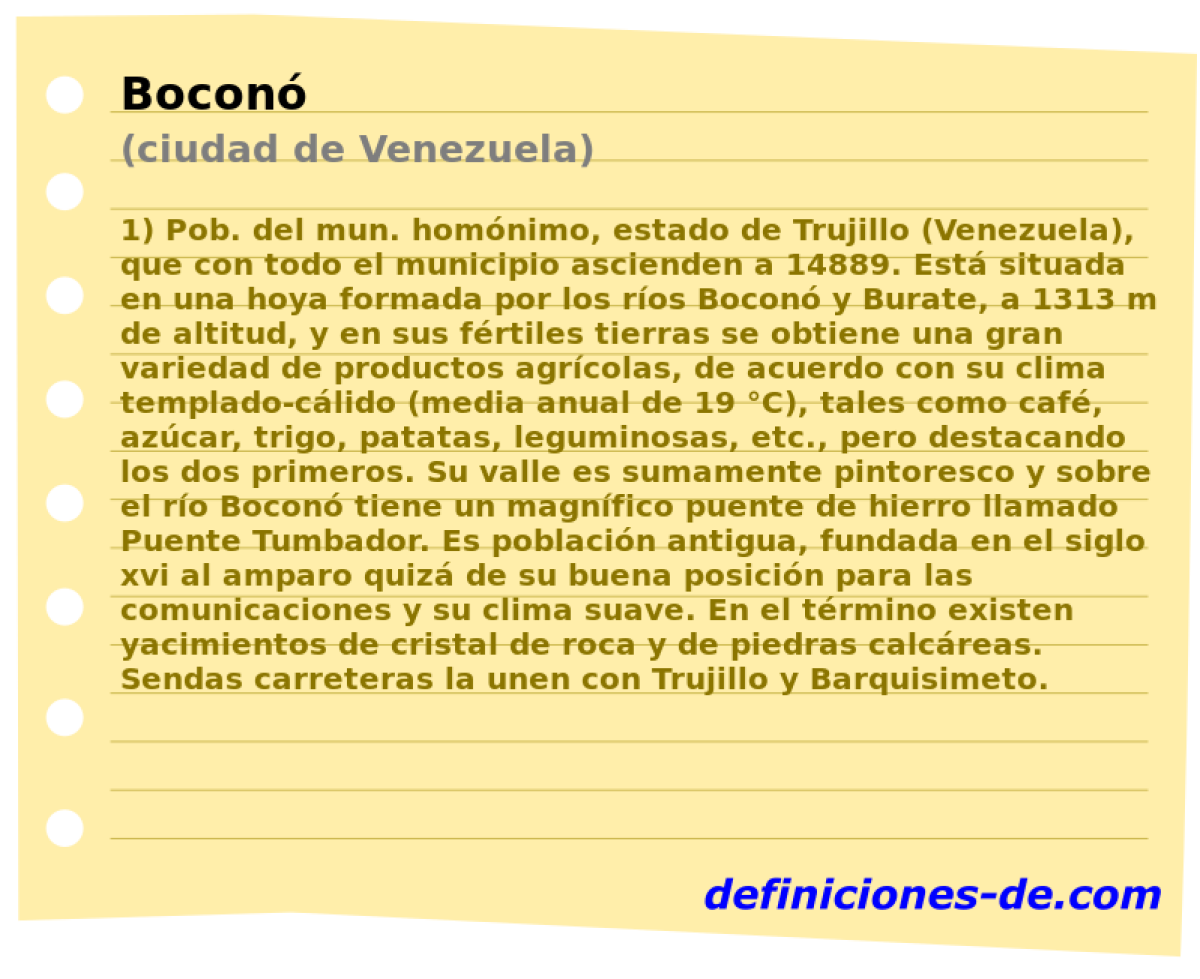 Bocon (ciudad de Venezuela)