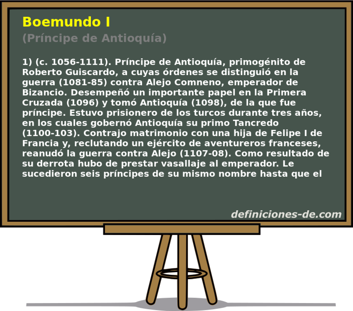 Boemundo I (Prncipe de Antioqua)
