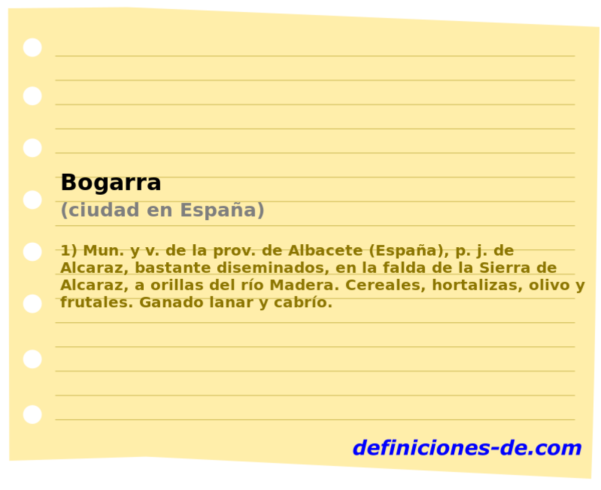 Bogarra (ciudad en Espaa)