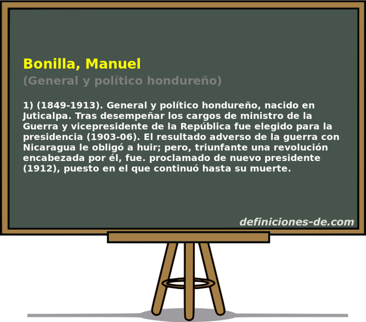 Bonilla, Manuel (General y poltico hondureo)